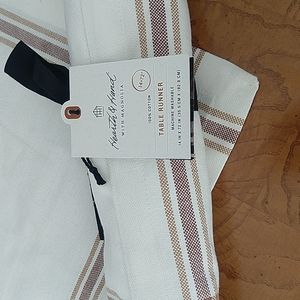 Hearth & Hand Magnolia Cream Cotton Table Runner